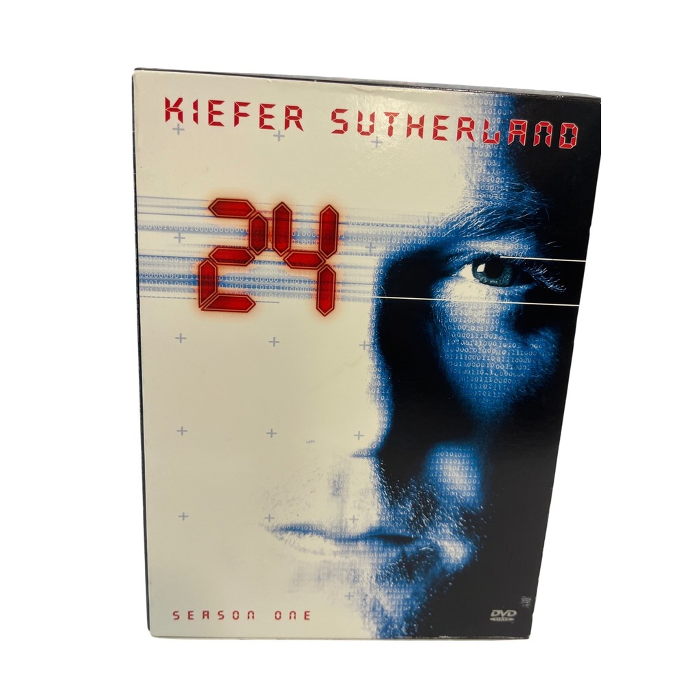 24 Season 1 DVD Box Set Kiefer Sutherland Jack Bauer Action‎ Thriller Series